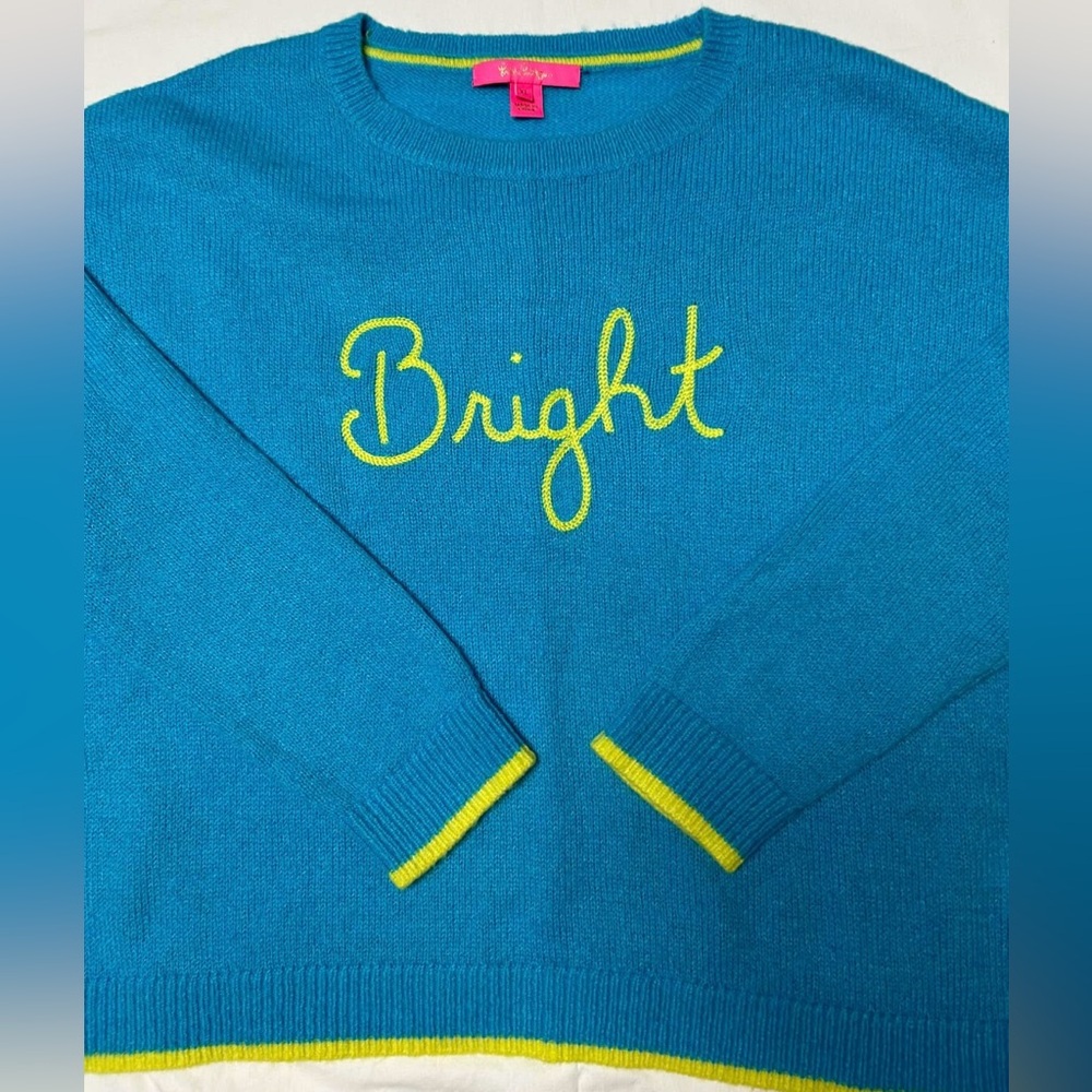 Lilly Pulitzer “bright” sweater size XL EUC NWOT